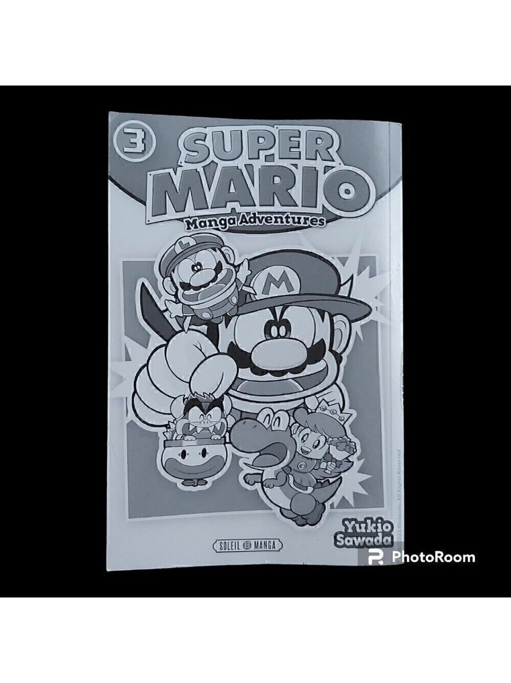 Super Mario Manga Adventures 3 By Yukio Sawada - French Version, Black/White